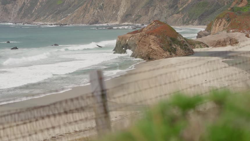 View of a beach with the sea