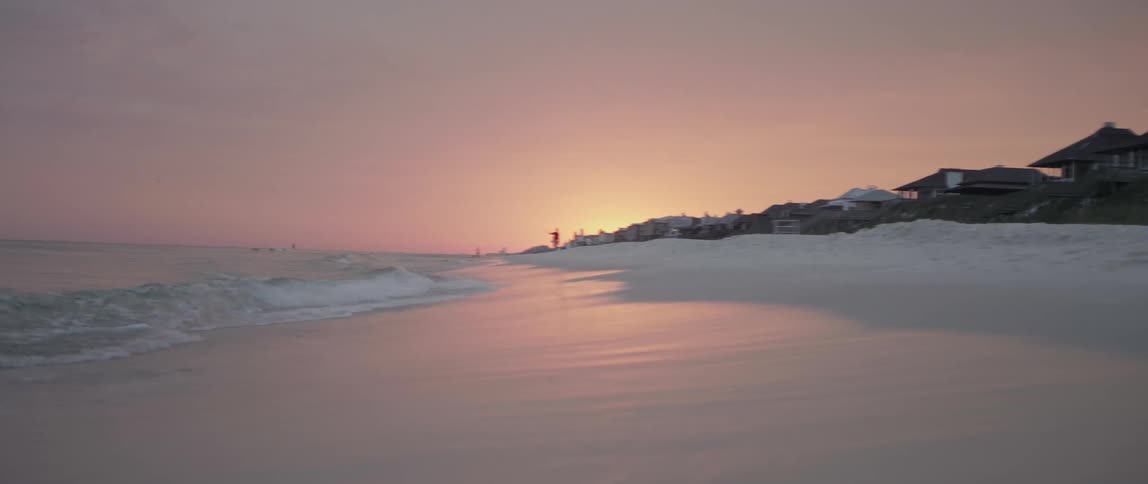 Sunset on a beach