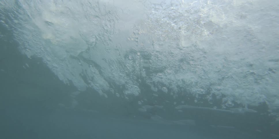 High Speed Footage of a Wave Forming Underwater in Pacific Ocean