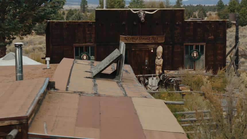 A footage of an artistic building