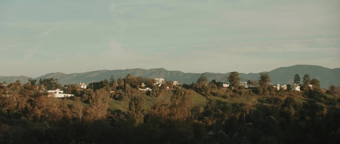 Large homes are in the hills