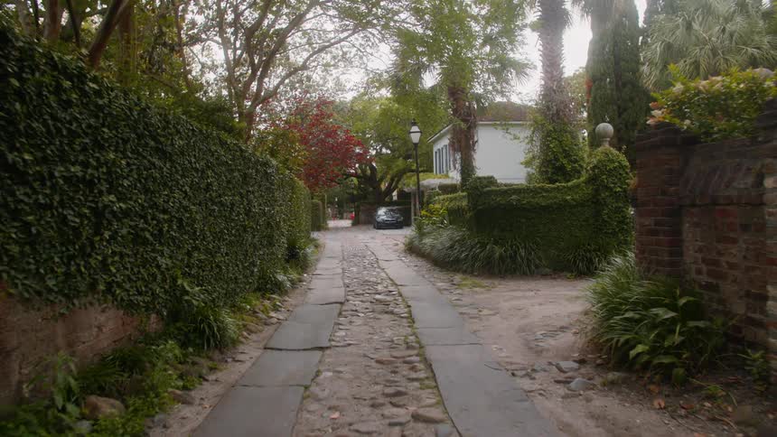 A footage of houses in a community