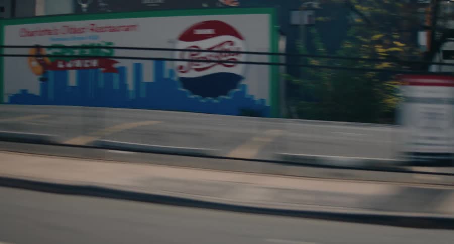 A motion footage of a community