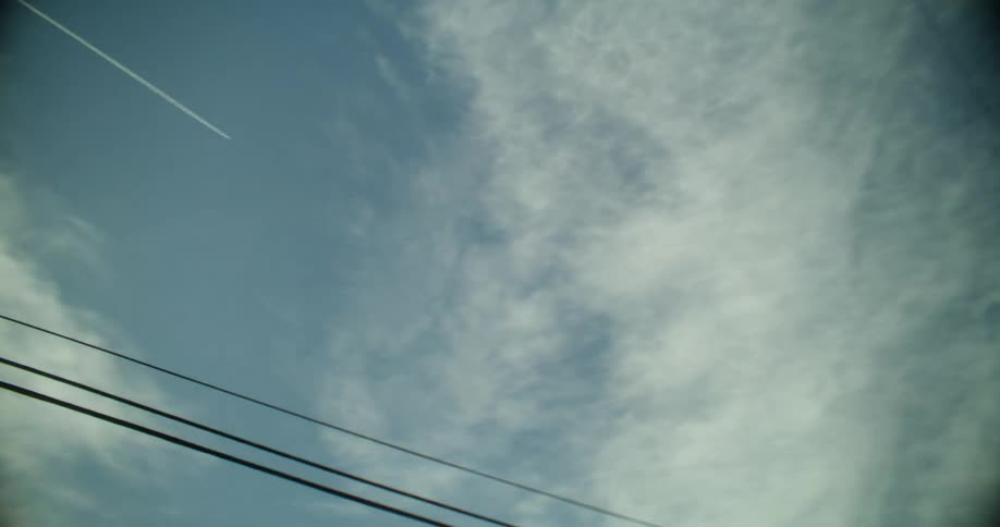 View of a blue sky with clouds