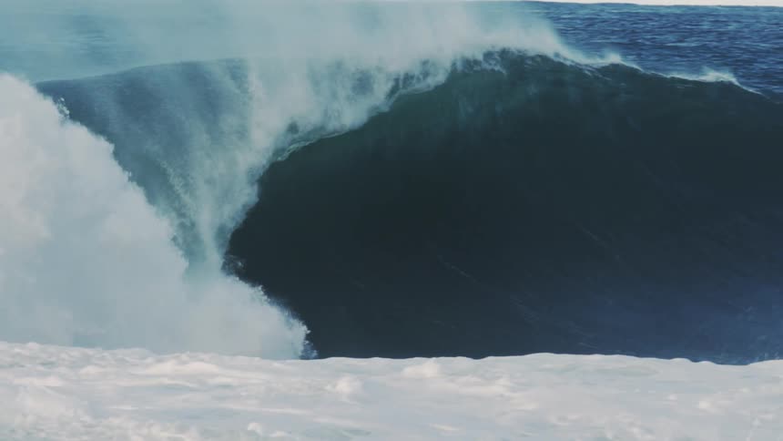 Tubular wave breaking in the ocean
