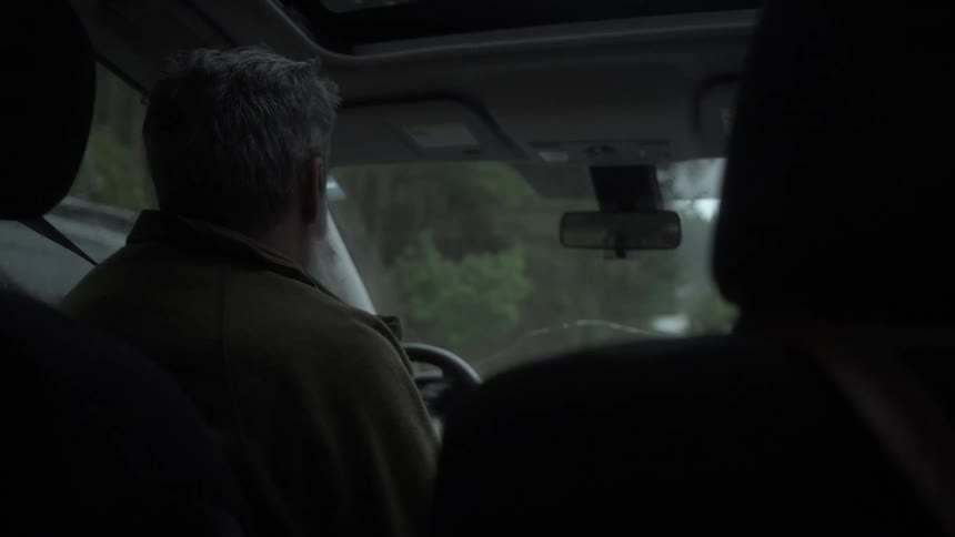 Person driving a vehicle
