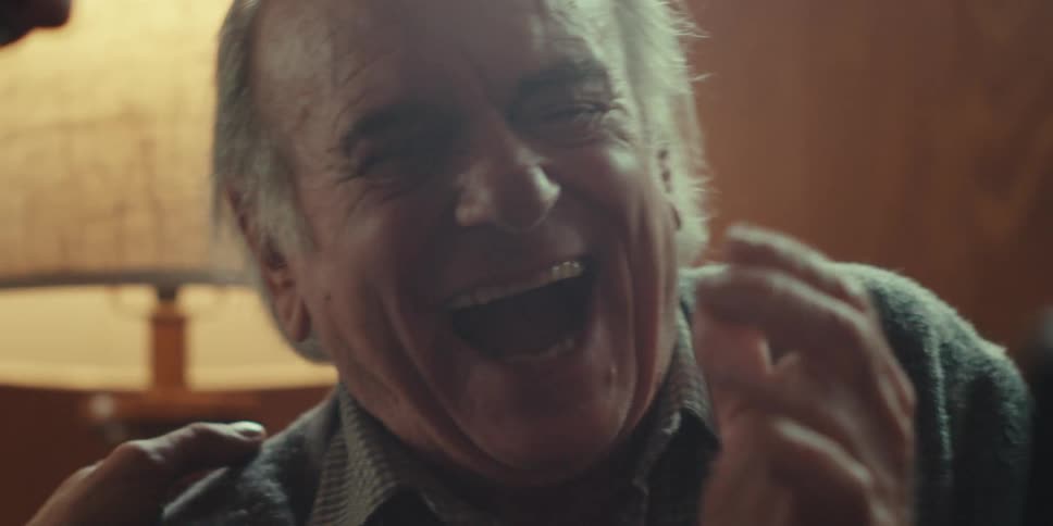 Man and an elderly man happily vibrating