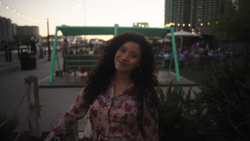 A footabe of a lady smiling