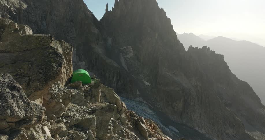 Landscape of a steep mountain with cliffs