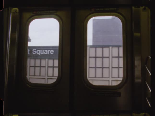 The train leaves the platform