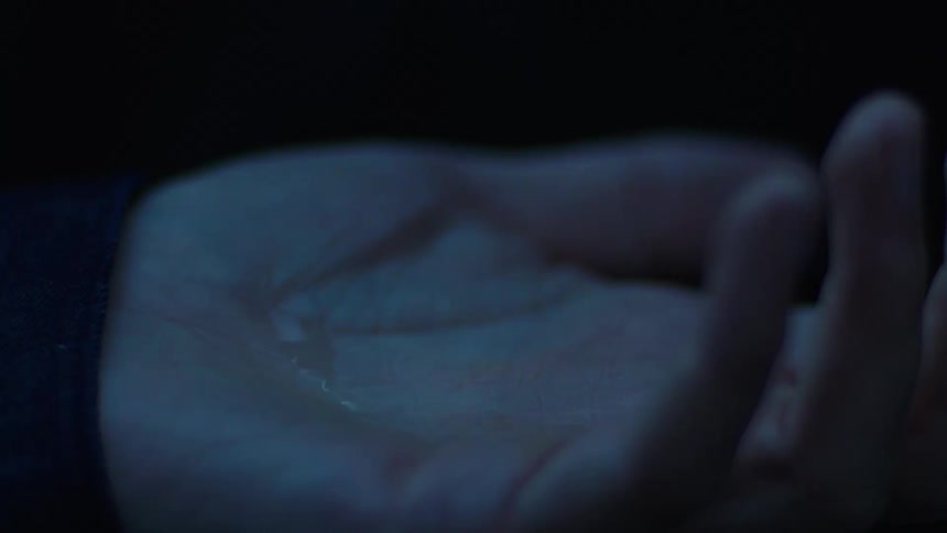 A clip of a persons hand