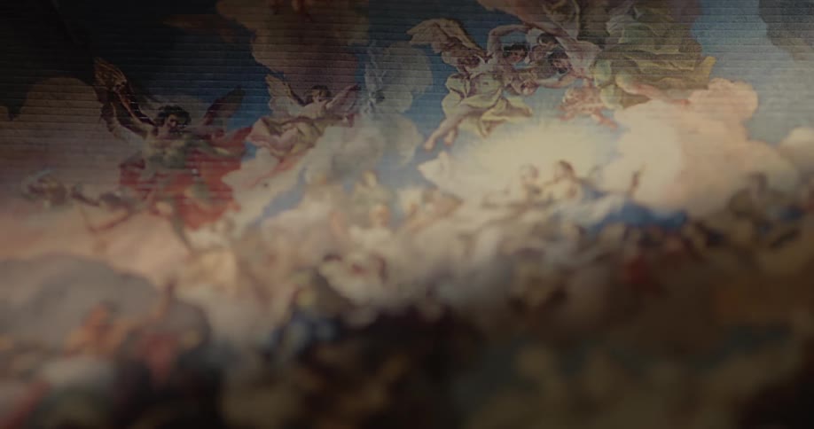 The painting comes into focus