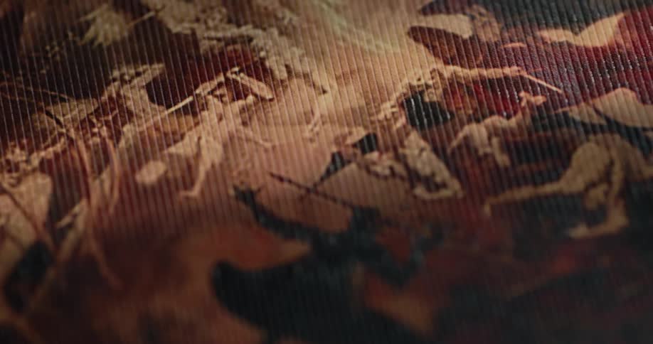 Close up of an artistic surface