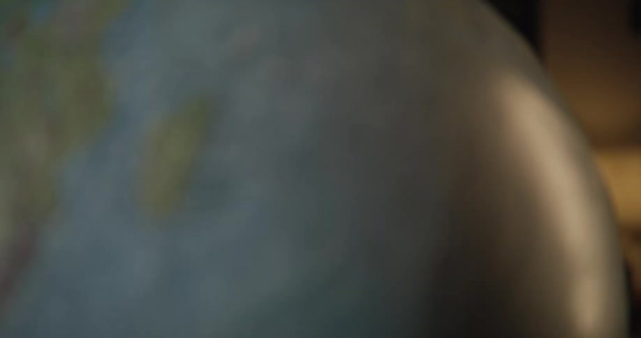 Close up of a scientific globe