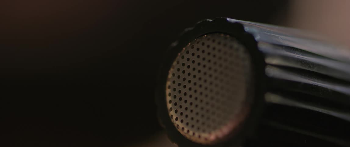 Close up of an abstract cylinder