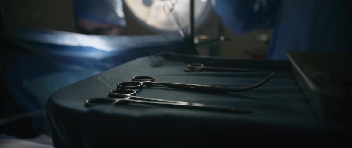 Doctors prepare for surgery in the operating room