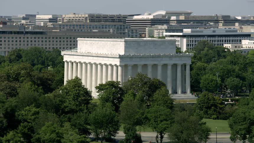 Lincoln memorial national monument building in washington, d.c