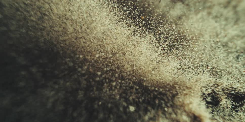 Opposing Streams of Particles Colliding Inside a Rotating Abstract Space