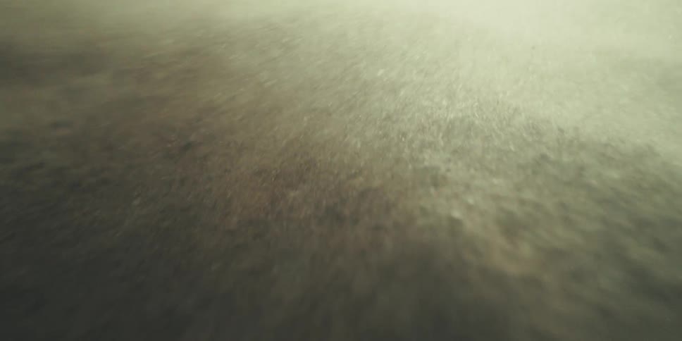 A huge sand storm creates zero visibility