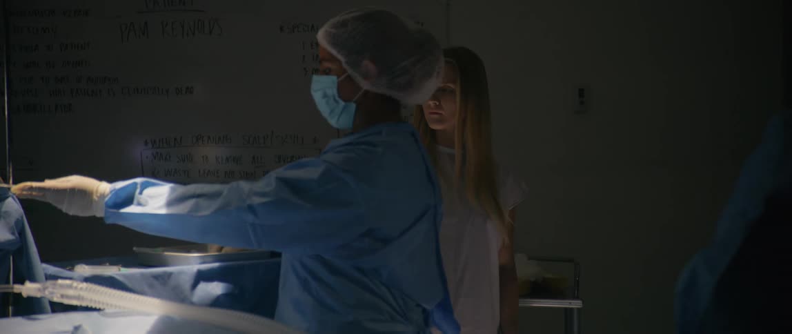 A footage of a surgery operation