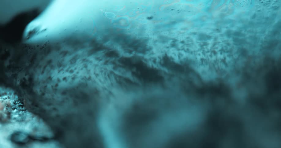 Close up of a dense abstract liquid