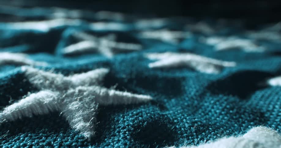 A footage of a wool design