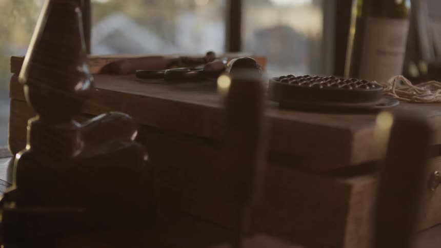 rustic desk