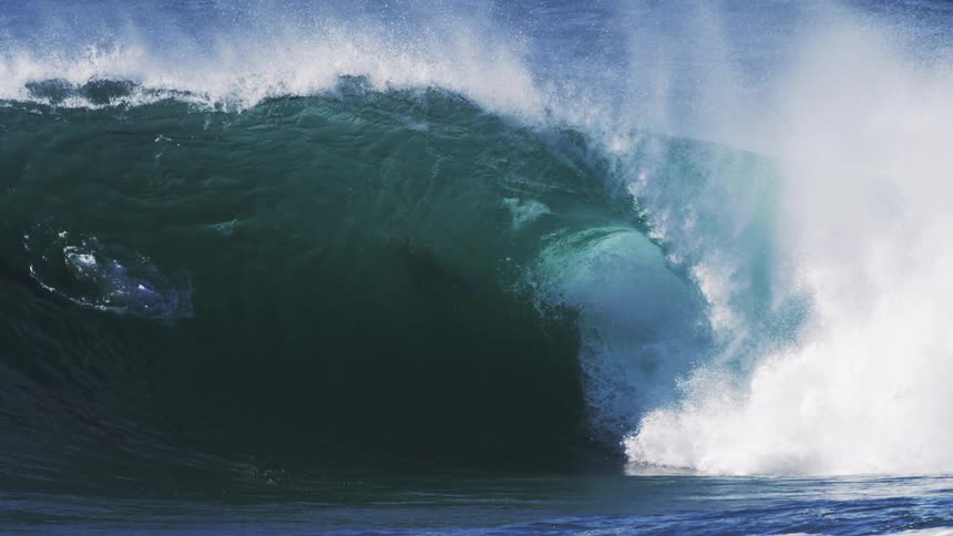 Tubular wave breaking in the ocean