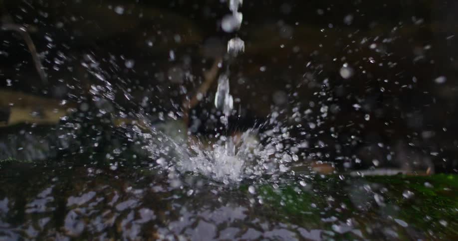 Water splashing
