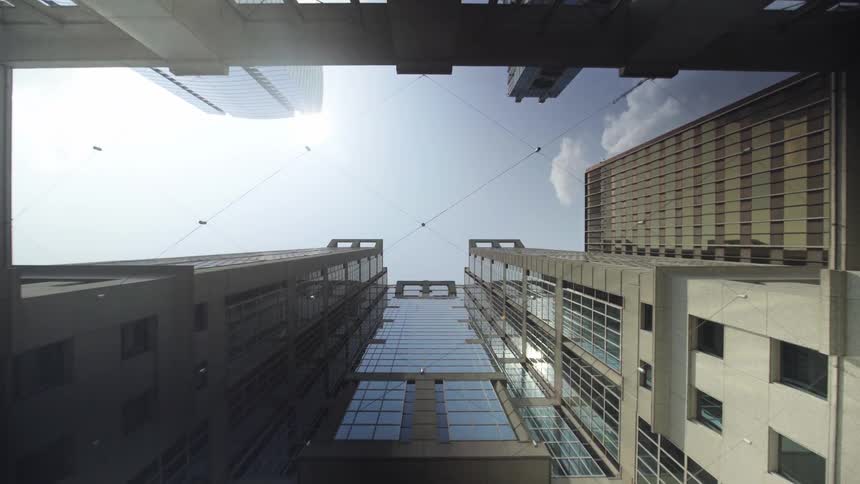 View of high rise buildings in a metropolitan area