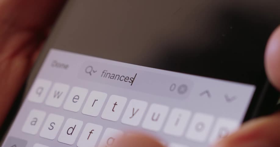 A person texts on their phone