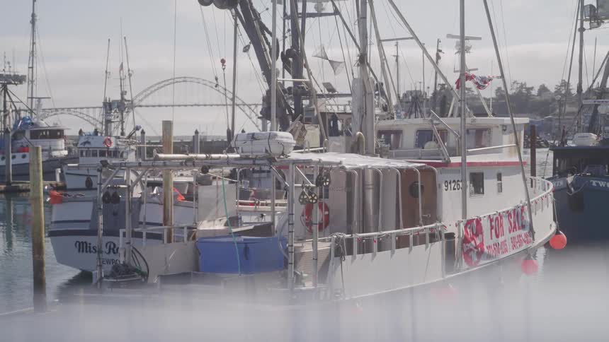 A large boat for sale