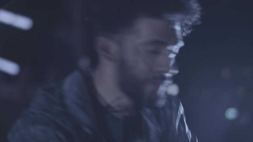 Portrait of a male dancer in a performance