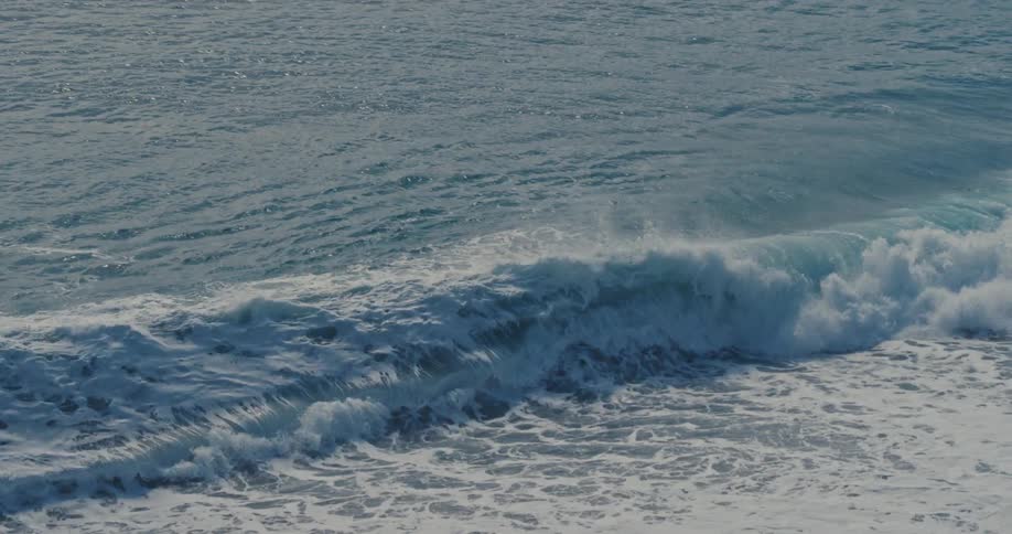 Sea waves at daytime