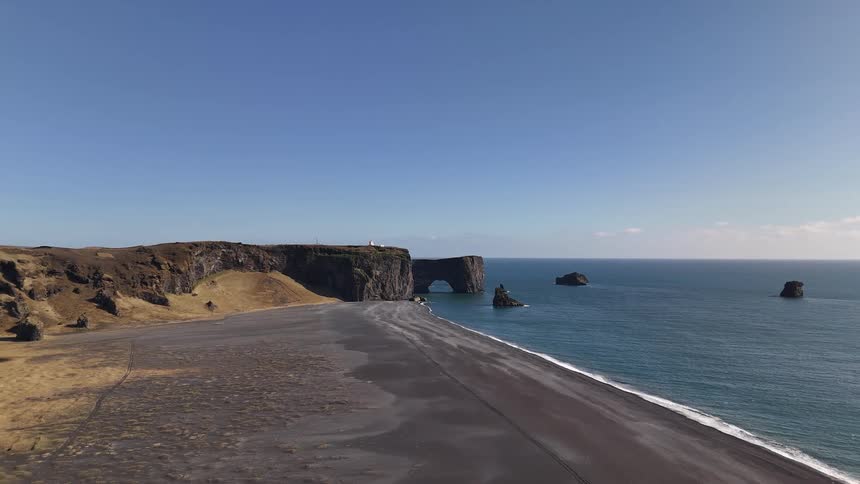 A calm coastline