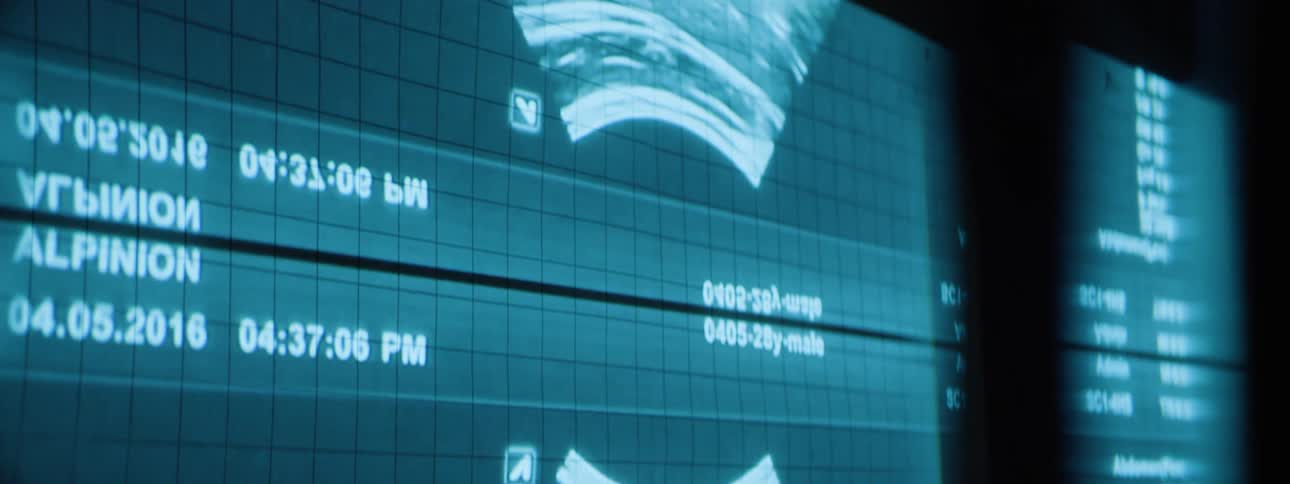 Information flashes on the display