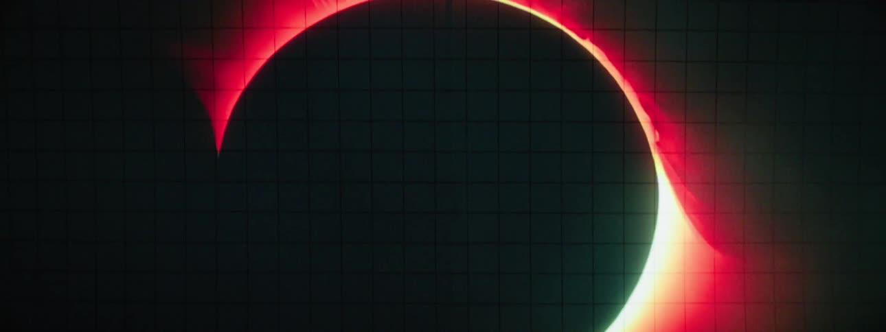 A planet is creating an eclipse by blocking the suns light