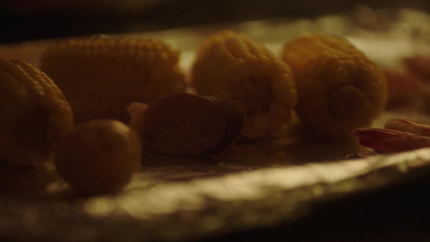 Someone boiling vegetables