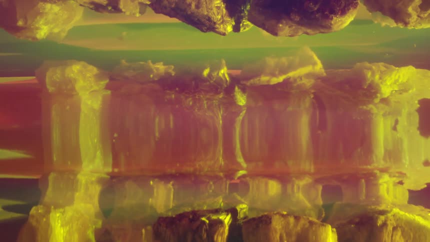 Strange rocky objects morph