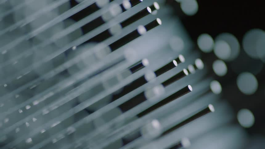 Machinery moving metal pegs downwards
