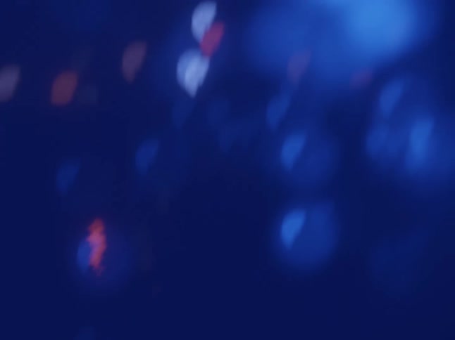 Very colorful lights spin around