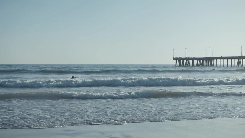 People surfing in the ocean