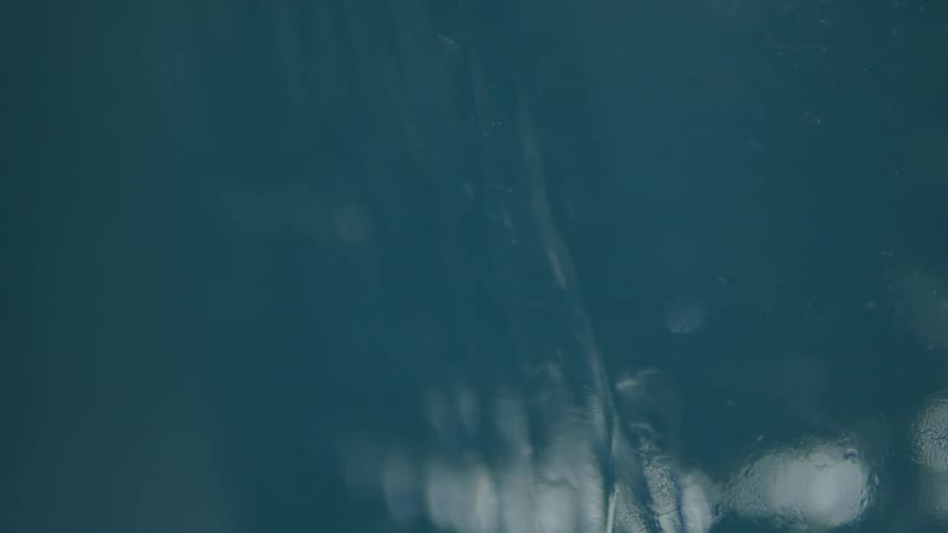 Light is reflecting off the ice