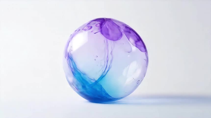 A colorful orb spins