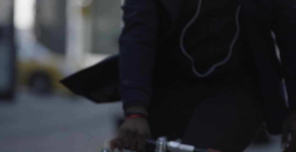 A person riding a bike