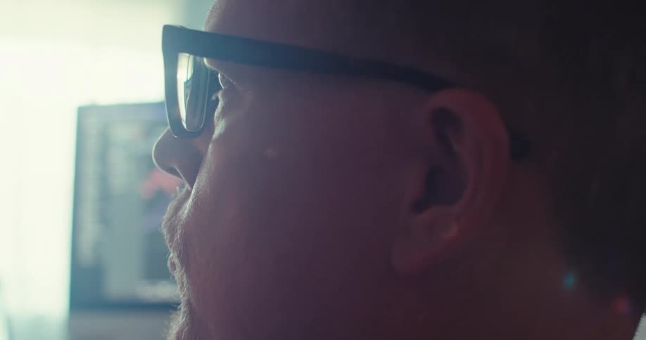 A man talks to someone off camera