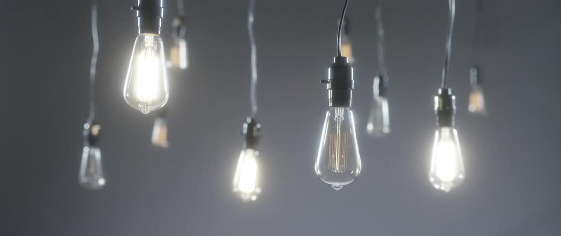 Lamp art installation