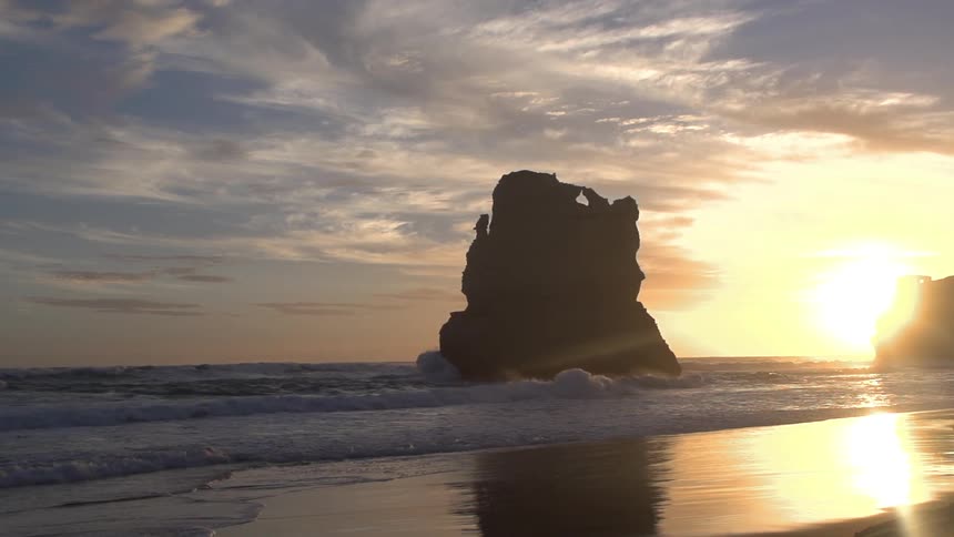 Sunset on the horizon