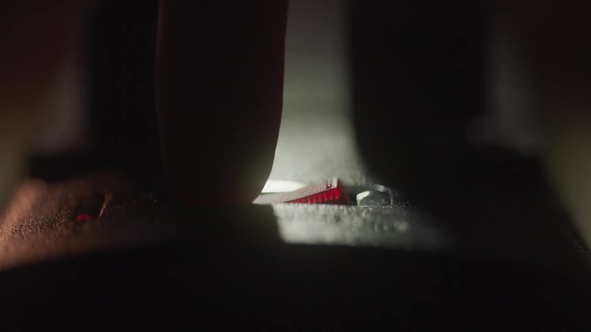 Finger disabling a device