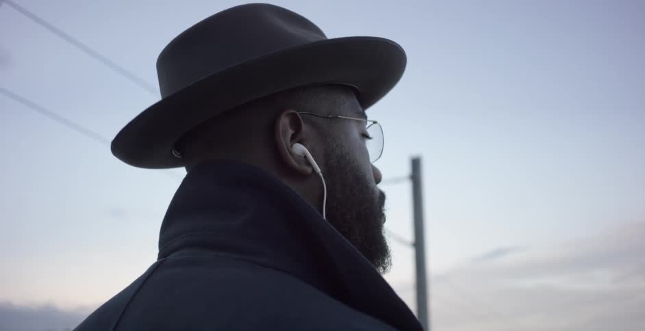 A man wearing a hat